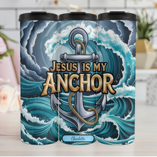 Jesus meine Anchor Stormy Sees Thermosbecher