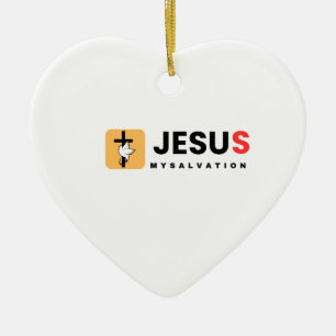 Jesus meine Erlösung Keramik Ornament
