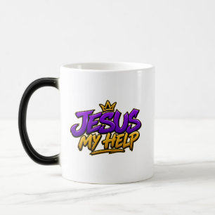 Jesus meine Hilfe Verwandlungstasse