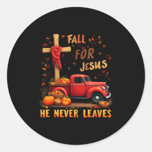 Jesus Meine Lieblingsjahreszeit Herbst Christliche Runder Aufkleber