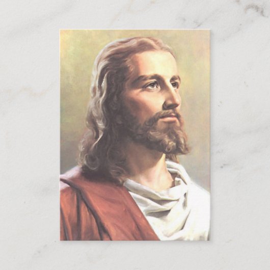 Jesus Memorials & Keepsakes Visitenkarte (Vorderseite)