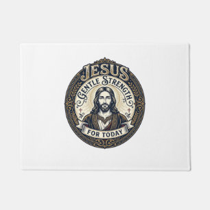 Jesus Memory Care Alzheimer Pflegekraft Shirt Chri Fußmatte