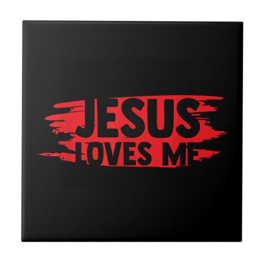 Jesus Men Women Kinder Spaß Christliche Bibel Glau Fliese (Vorderseite)