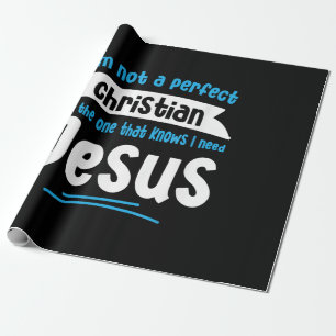 Jesus Men Women Kinder Spaß Christliche Bibel Glau Geschenkpapier