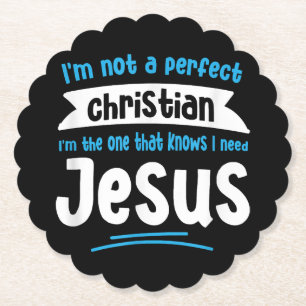 Jesus Men Women Kinder Spaß Christliche Bibel Glau Untersetzer