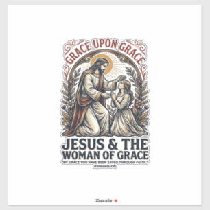 Jesus Menopause Midlife Frauen Ermutigung Shirt  Aufkleber