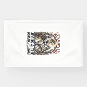 Jesus Menopause Midlife Frauen Ermutigung Shirt Banner