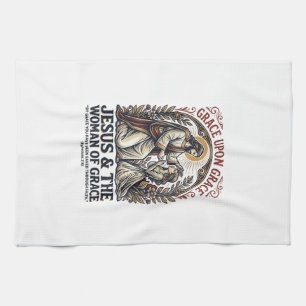 Jesus Menopause Midlife Frauen Ermutigung Shirt  Geschirrtuch