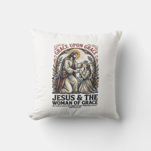 Jesus Menopause Midlife Frauen Ermutigung Shirt Kissen