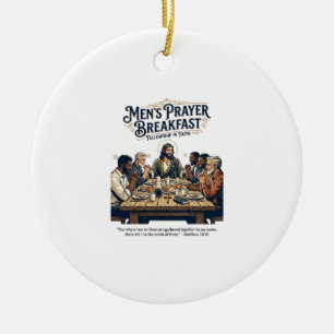 Jesus Mens Group Brüderschaft Retreat T-Shirt Insp Keramik Ornament
