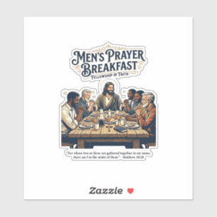 Jesus Mens Gruppe Brüderschaft Retreat T-Shirt Ins Aufkleber