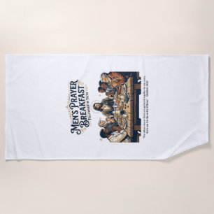 Jesus Mens Gruppe Bruderschafts-Retreat T-Shirt In Strandtuch