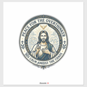 Jesus Mental Health Bekräftigungen T-Shirt Inspiri Aufkleber