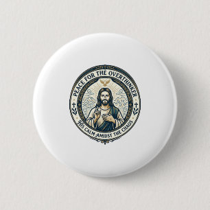 Jesus Mental Health Bekräftigungen T-Shirt Inspiri Button