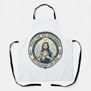 Jesus Mental Health Bekräftigungen T-Shirt Inspiri Schürze