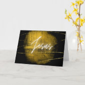 Jesus Messiah Karte (Gelbe Blume)