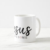 Jesus mich mit dem Roten Herz| Kaffeetasse (VorderseiteRechts)
