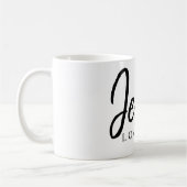 Jesus  mich mit dem Roten Herz| Kaffeetasse (Links)