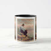 Jesus-mildes u. mildes Beten über Jerusalem Tasse (Zentrum)