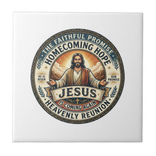 Jesus Militärpartner Wartende Ehefrau T-Shirt Insp Fliese