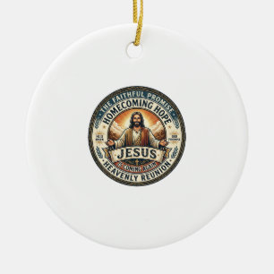 Jesus Militärpartner Wartende Ehefrau T-Shirt Insp Keramik Ornament