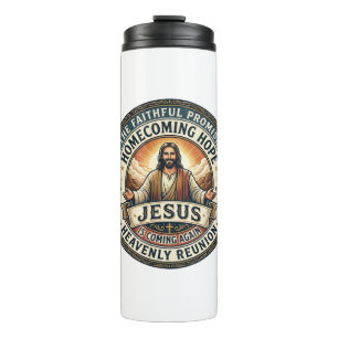 Jesus Militärpartner Wartende Ehefrau T-Shirt Insp Thermosbecher