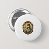 Jesus-Missfallens-Button-Social-Media-Hasser-Troll Button (Vorne & Hinten)