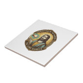 Jesus-Missfallens-Button-Social-Media-Hasser-Troll Fliese (Seite)