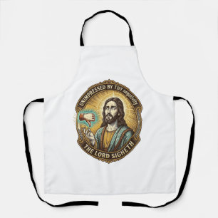 Jesus-Missfallens-Button-Social-Media-Hasser-Troll Schürze