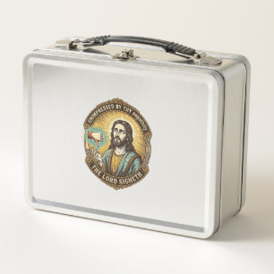 Jesus-Missfallens-Button-Social-Media-Hater-Troll- Metall Brotdose