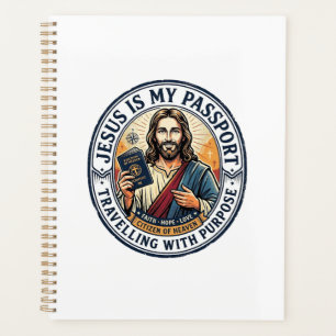 Jesus Missionar Globales Missions-Shirt Christlich Planer