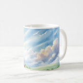 Jesus mit Beagle Kaffeetasse (VorderseiteRechts)