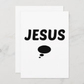 JESUS MIT BILD EINLADUNG (Vorne/Hinten)