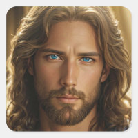 Jesus mit Blue Eyes Portrait