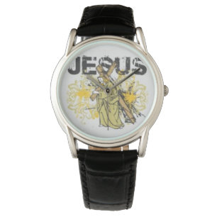 Jesus mit dem Kreuz Armbanduhr