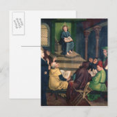 Jesus mit den Ärzten Postkarte (Vorne/Hinten)