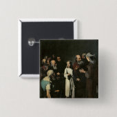 Jesus mit den Doktoren Button (Vorne & Hinten)