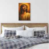 Jesus mit der Krone von Thorns im warmen klassisch Leinwanddruck (Insitu (Schlafzimmer))
