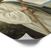 Jesus mit der Stolzflagge Poster (Ecke)