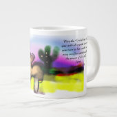 Jesus mit dir  Jumbo-Tasse (Vorderseite Rechts)