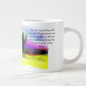 Jesus mit dir  Jumbo-Tasse (Rechts)