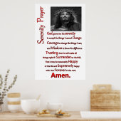 Jesus mit Dornen auf seinem Kopf Das Gebet der Hei Poster (Küche)