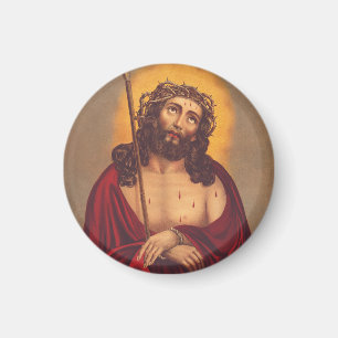 Jesus mit Dornen gekrönt Traurige Kunst Magnet