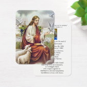 JESUS MIT DOVES HOLY CARD (Schreibtisch)