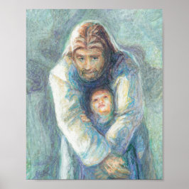 Jesus mit Kind Poster