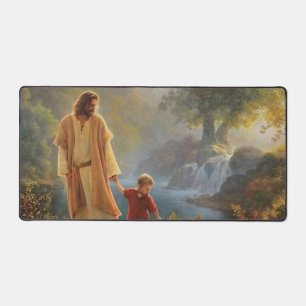 JESUS mit KIND Schreibtischunterlage