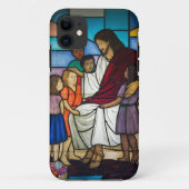 Jesus mit Kindern Case-Mate iPhone Hülle (Rückseite)