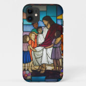 Jesus mit Kindern Case-Mate iPhone Hülle (Rückseite)