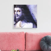 Jesus mit Kreuz Leinwanddruck (Insitu (Wohnzimmer))
