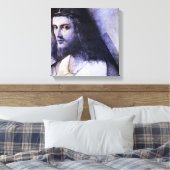 Jesus mit Kreuz Leinwanddruck (Insitu (Schlafzimmer))